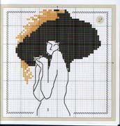 Schema punto croce Sensualita-donna-2