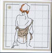 Schema punto croce Sensualita-donna-5