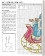 Schema punto croce Slitta-babbonatale-1