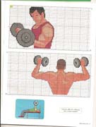 Schema punto croce Sollevamento-pesi