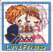 Schema punto croce Sposini 2