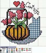 Schema punto croce Strofinaccio 2