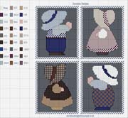 Schema punto croce Sue