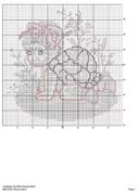 Schema punto croce Tartaruga-baby
