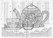 Schema punto croce Teiera-blu-1