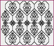 Schema punto croce Tema-cuori