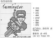 Schema punto croce Terminator