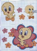 Schema punto croce Titti 1