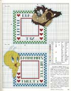 Schema punto croce Titty-e-taz