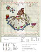 Schema punto croce Topo-ricama