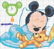 Schema punto croce Topolino-3