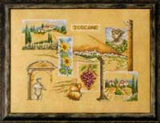 Schema punto croce Toscana 1