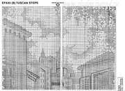 Schema punto croce Toscana Estiva 4