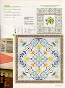 Schema punto croce Tovaglia-piastrelle-2