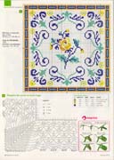 Schema punto croce Tovaglia-piastrelle-5