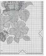Schema punto croce Tovaglietta 5