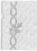 Schema punto croce Tovaglietta 9