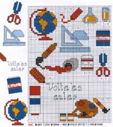 Schema punto croce Tutto-scuola