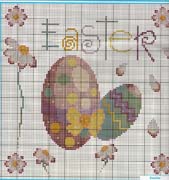 Schema punto croce Uova-di-pasqua
