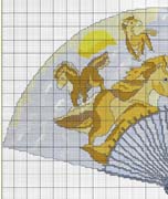 Schema punto croce Ventaglio-equino-1