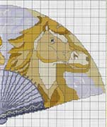 Schema punto croce Ventaglio-equino-2