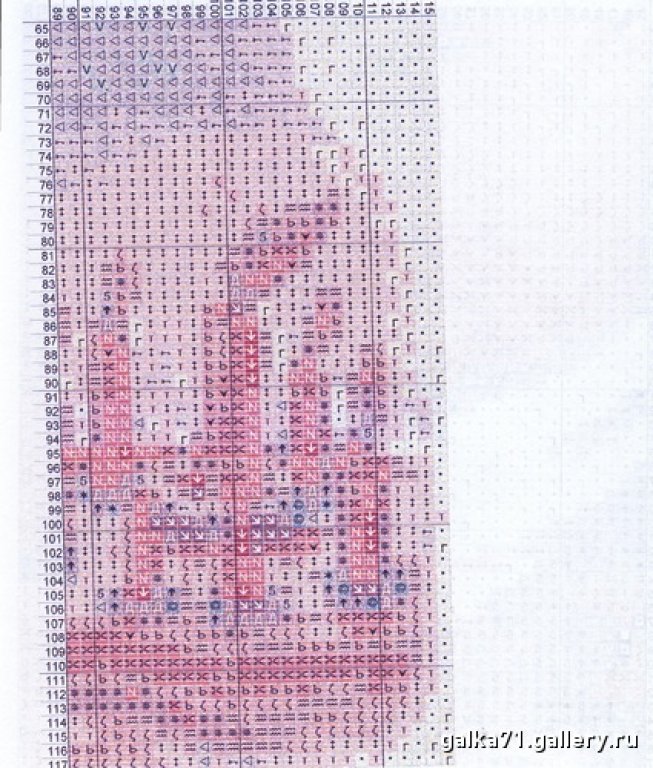 Schema punto croce Soffio candeline 5