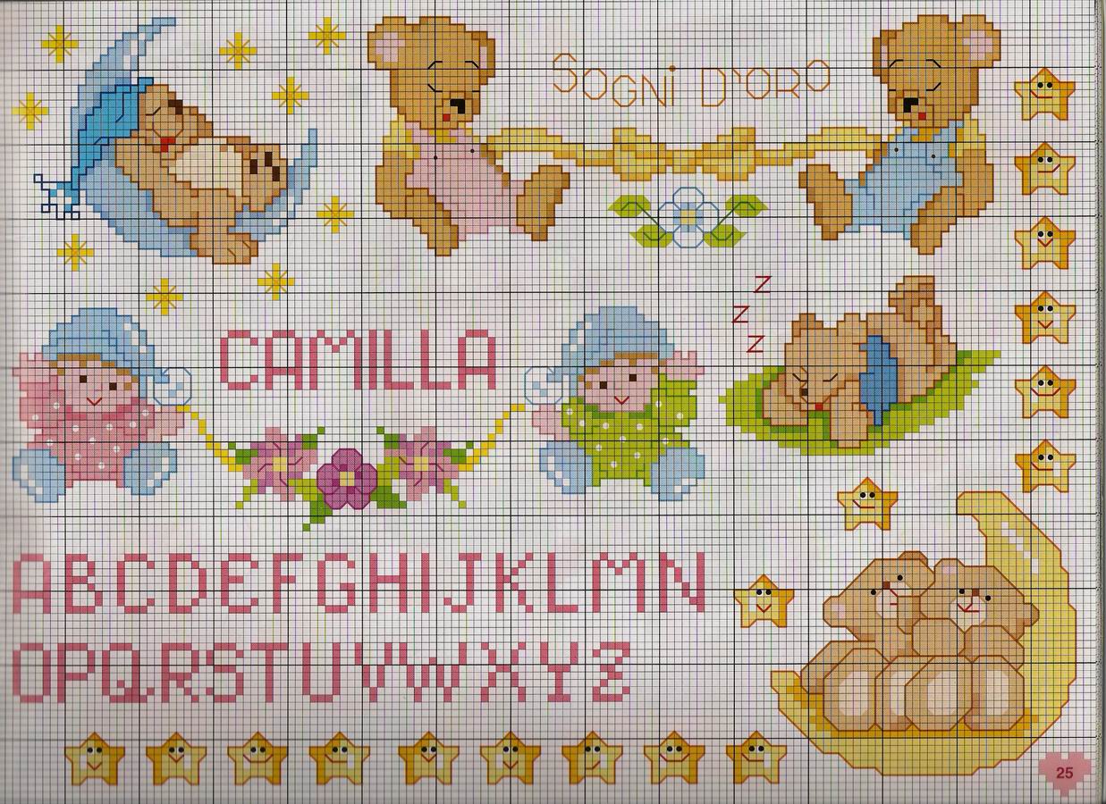 Schema punto croce Sogni d oro