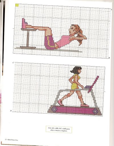 Schema punto croce Sport 2