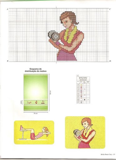 Schema punto croce Sports 3