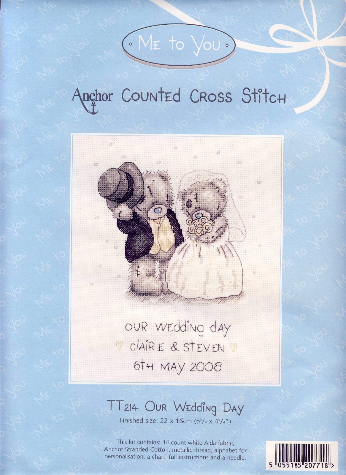 Schema punto croce Sposi maggio