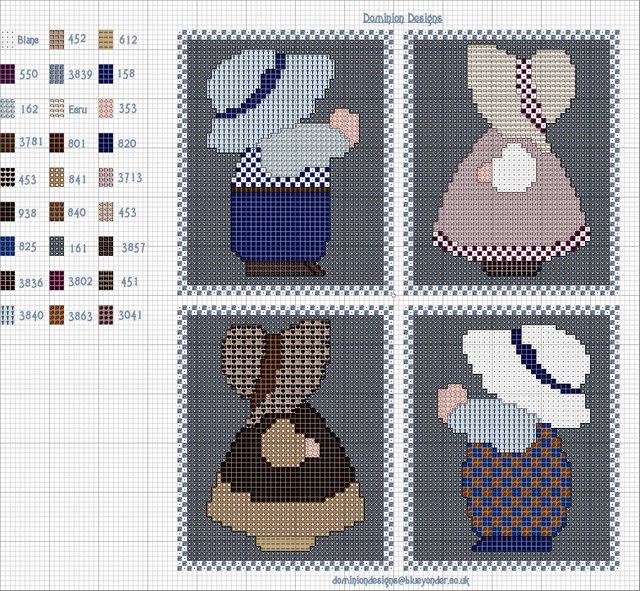 Schema punto croce Sue