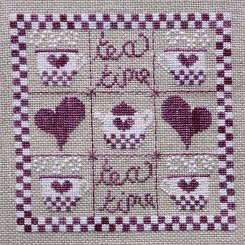 Schema punto croce Teatime