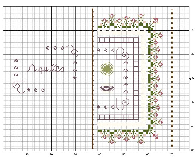 Schema punto croce Tema 1