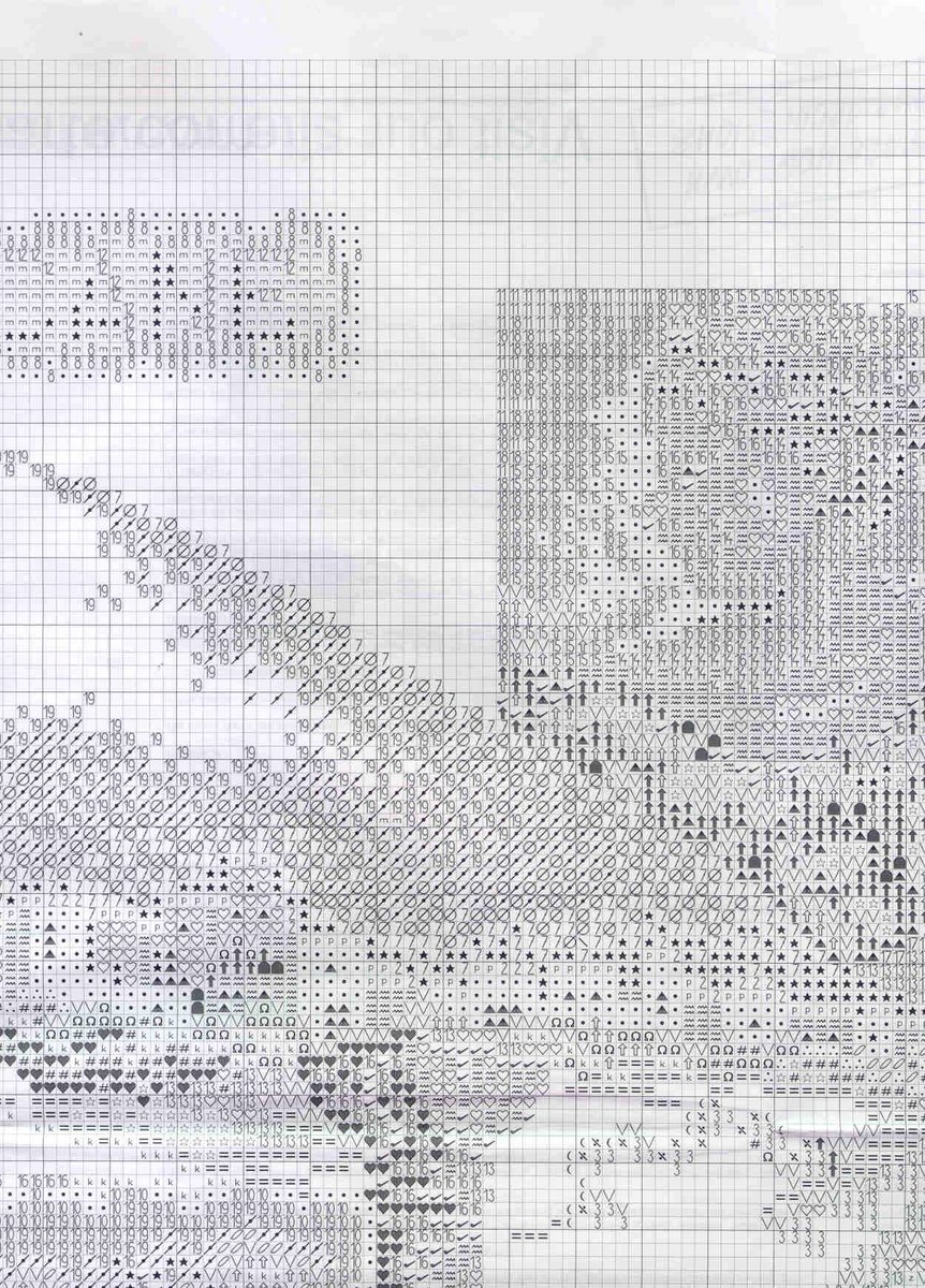 Schema punto croce Toscana 4