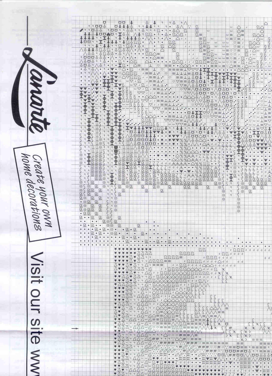 Schema punto croce Toscana 9