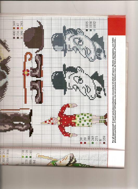 Schema punto croce Toto