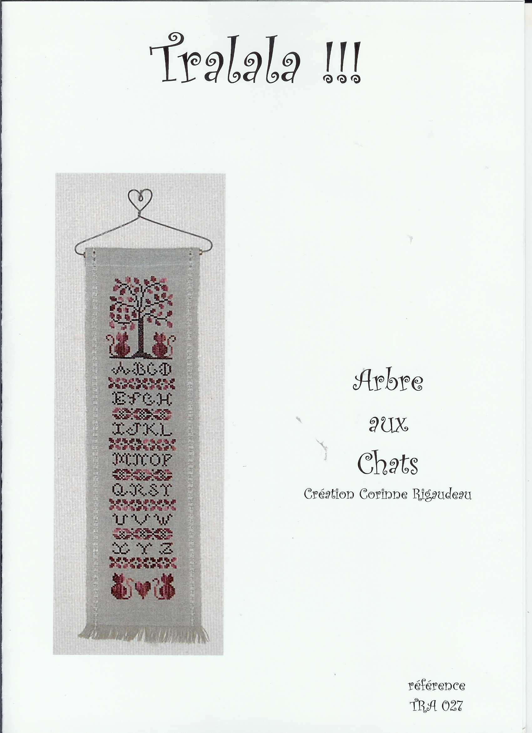 Schema punto croce Tralala albero gatti