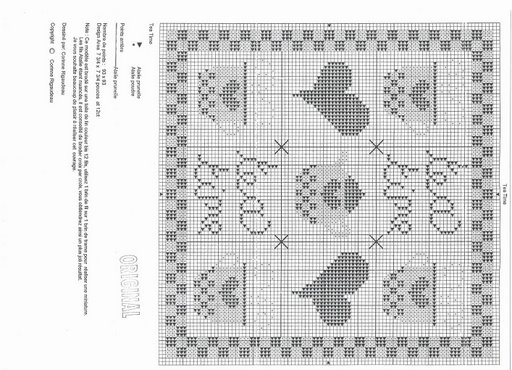 Schema punto croce Tralala tea time