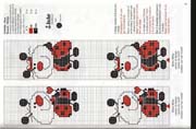 Schema punto croce Coccinelle 4