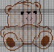 Schema punto croce Orsetto