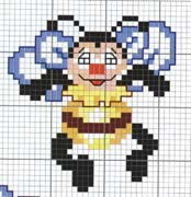 Schema punto croce ape 