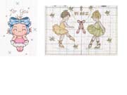 Schema punto croce ballerine3 