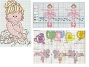 Schema punto croce ballerine4