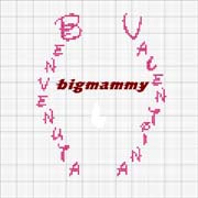 Schema punto croce benvenuta 