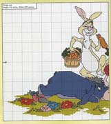 Schema punto croce coniglio e ihoh 