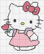 Schema punto croce hello kitty 