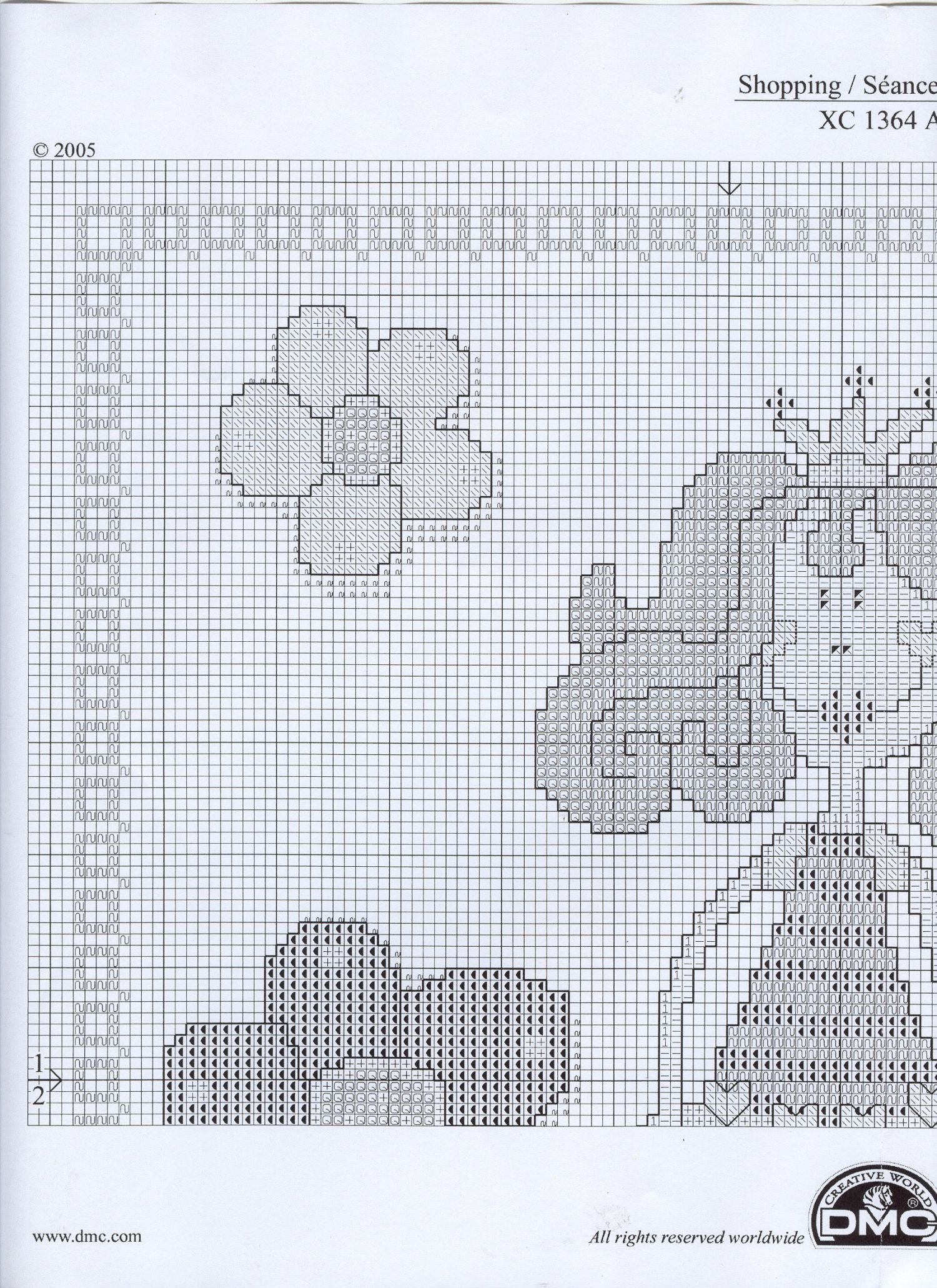 Schema punto croce Baby 6