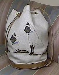 Schema punto croce Borsa sacco 1