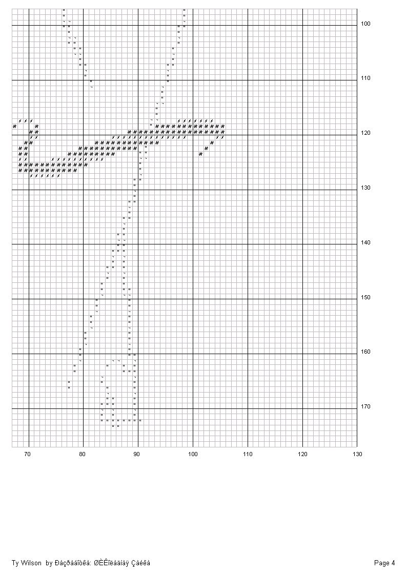 Schema punto croce Coppia grande 3