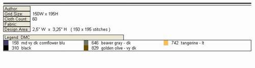 Schema punto croce Coppia londra 6